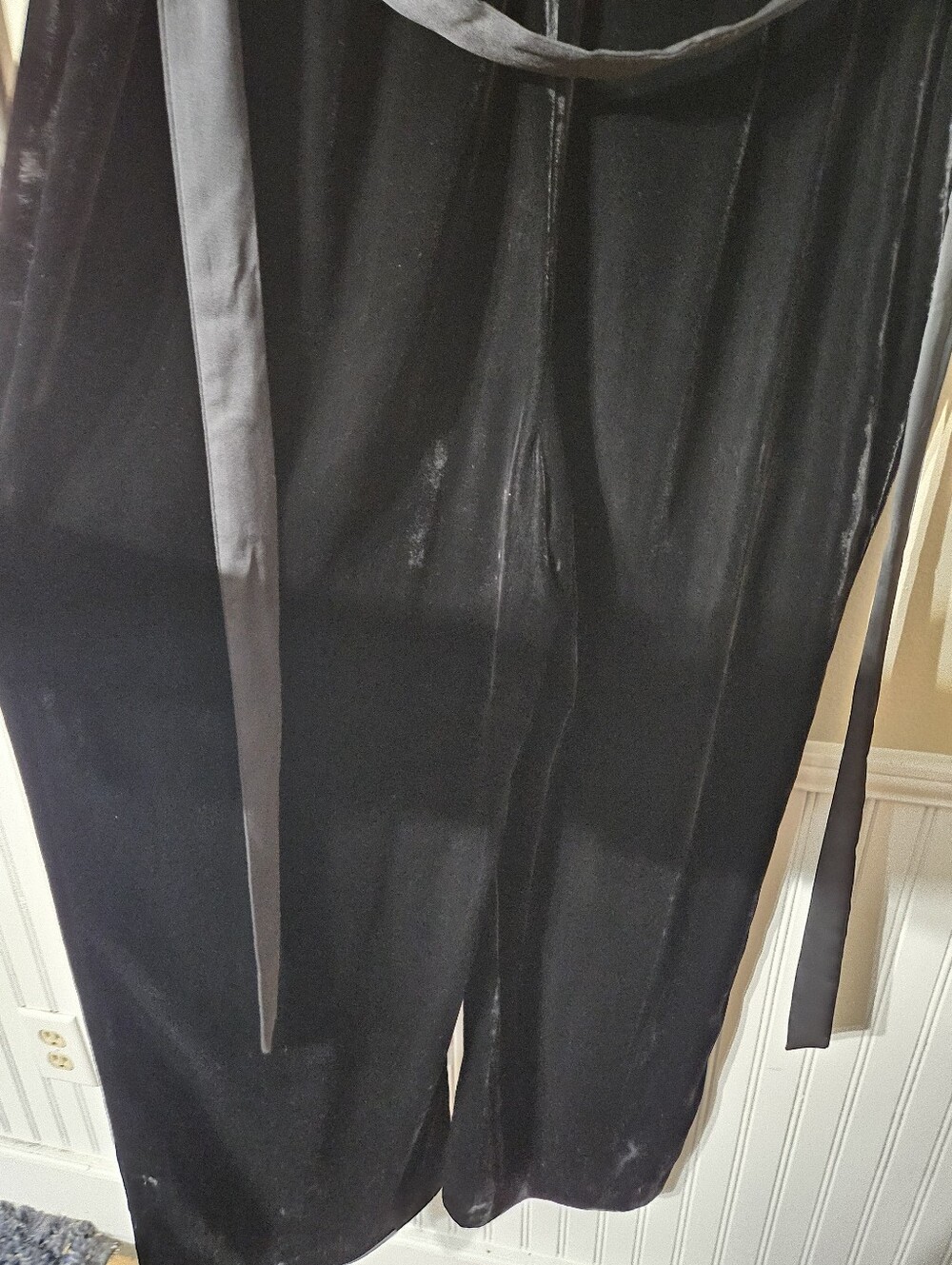 Talbots Black Velvet Jumpsuit Size 16, NWT!! - Picture 6 of 7